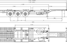 Wielton NS 3 P40 (контейнеровоз 40 футов ССУ 1100 мм)